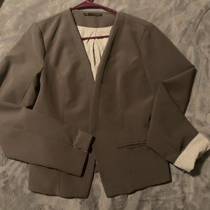 Maurices Grey Blazer Jacket, Size L